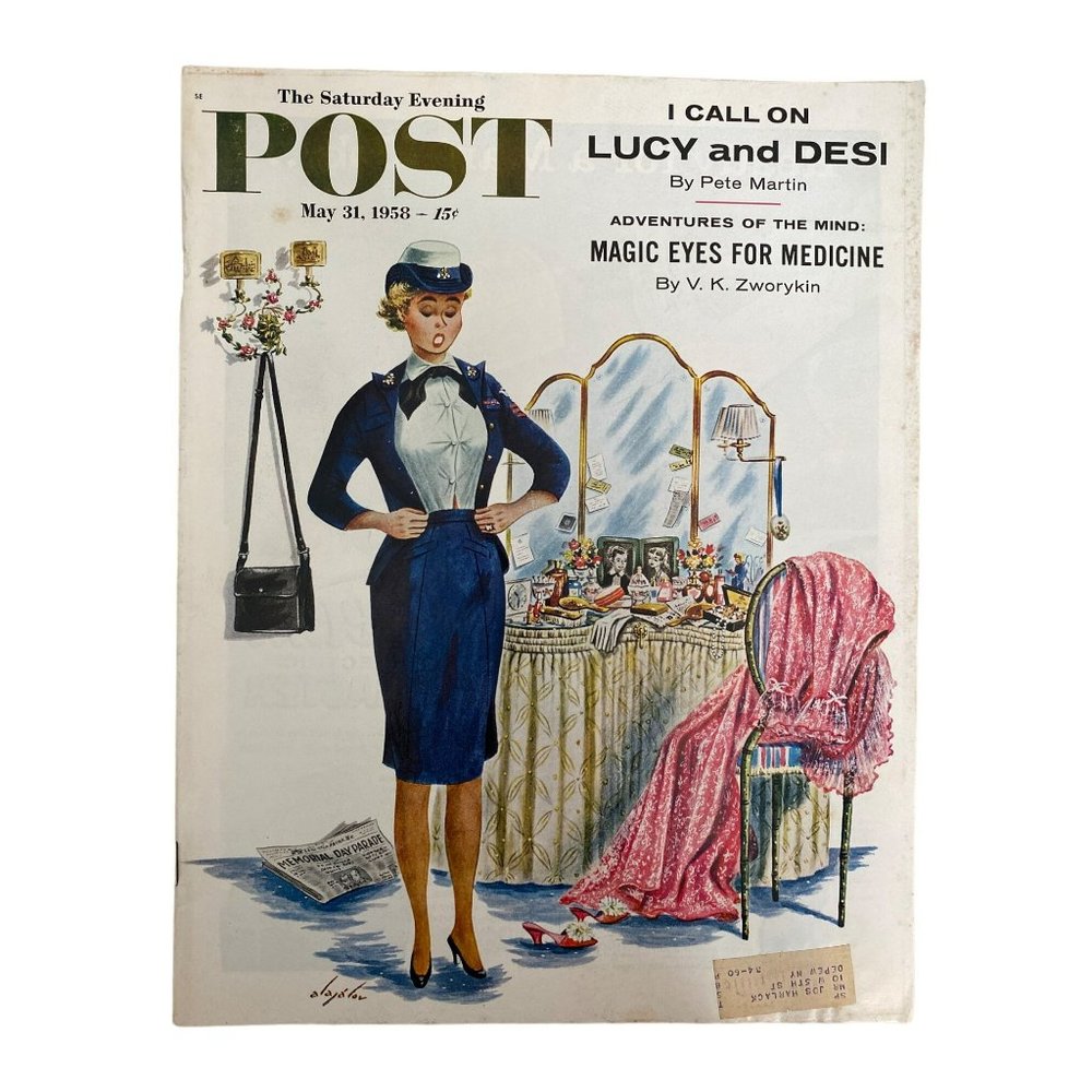 May 31, 1958 The Saturday Evening Article Vintage I call on Lucy and Desi, Magic